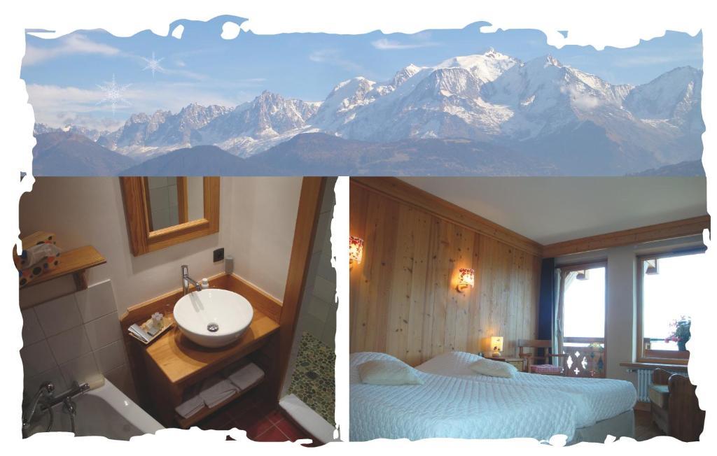 La Joubarbe Au Balcon Du Mont-Blanc Villa Sallanches Room photo